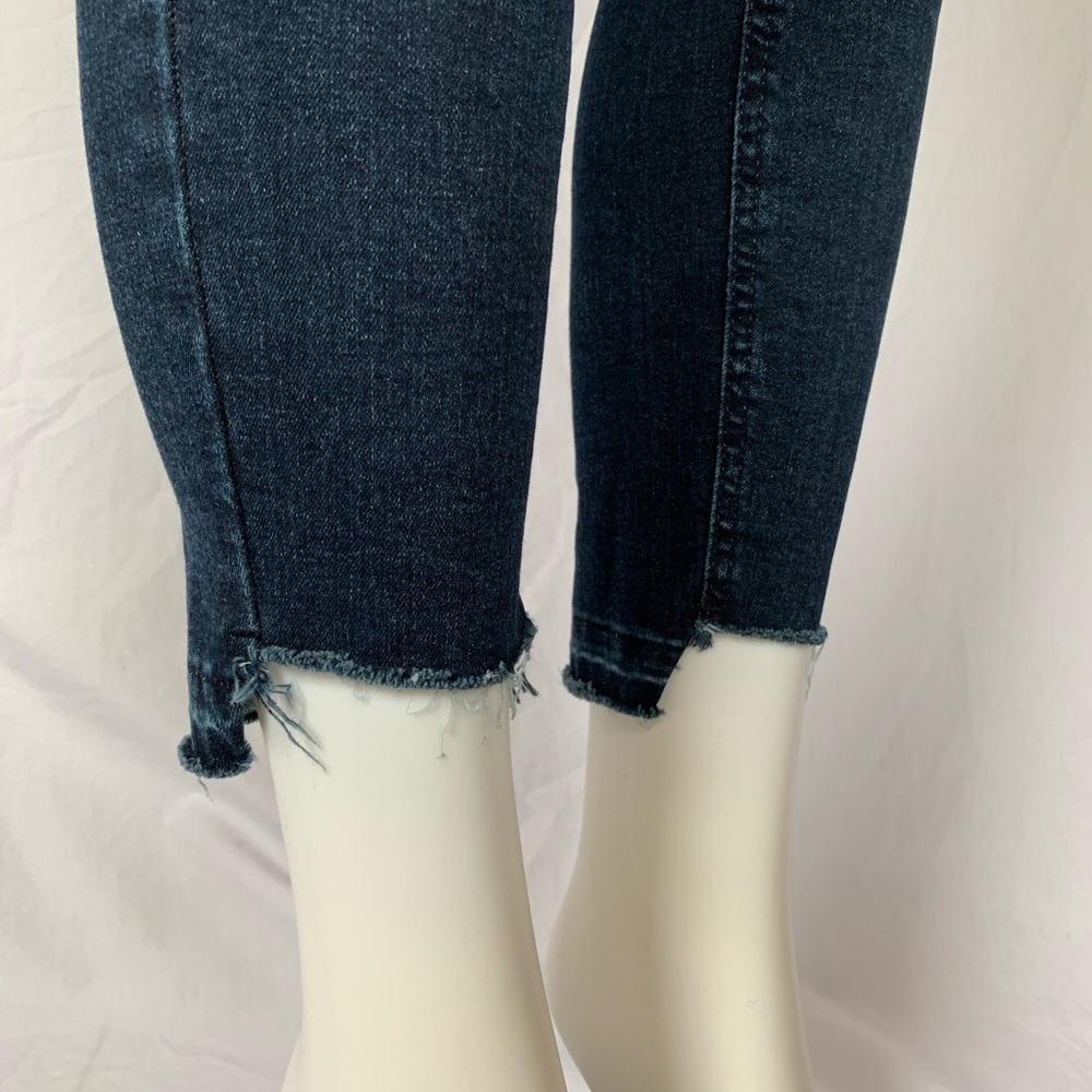 Topshop MOTO Jamie frayed hem skinny jeans stretch - Picture 7 of 8